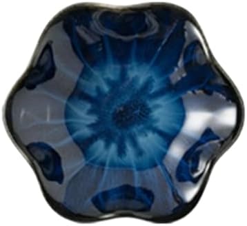 Ceramic Trinket Tray, Petal Shaped Catchall for Vanity, Nightstand or Desk, Small Organizer for Jewelry and Tiny Essentials Ceramic Trinket Tray Jewelry Vanity Catchall Tabletop Organizer Nightstand by Unknown