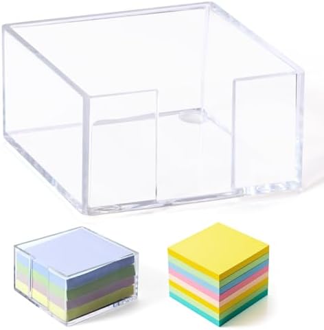 Sticky Note Holder, Clear Acrylic Notepad Holder by Unknown