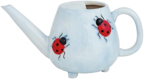 Mud Pie Lady Bug Ceramic Watering Can by MudPie