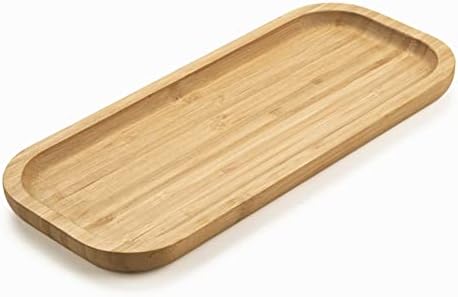 Bamboo Vanity Tray, Bathroom Counter Tray, Toilet Tank Top Tray for Organizing and Decor Display, 11.8 x 5.1 x 0.8 inch by YANGQIHOME