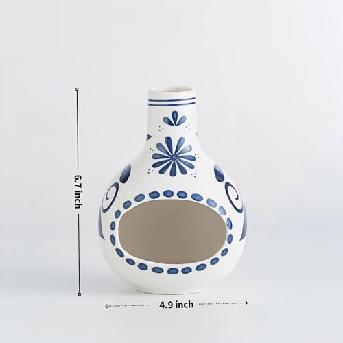 Handmade Ceramic Palo Santo Holder - Mini Chimenea Incense Burner - Image 5