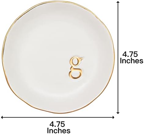 COLLECTIVE HOME Ceramic Jewelry Tray, Trinket Dish, Gifts for Women (G) - Image 2