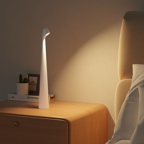 HAPYGI Cordless Rechargeable Reading Metal Table Lamp, 3-Level Brightness - Image 3
