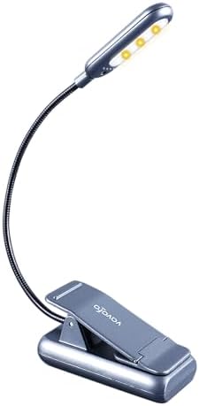 VAVOFO Rechargeable Reading Light, Clip on Book Light for Reading in Bed by VAVOFO
