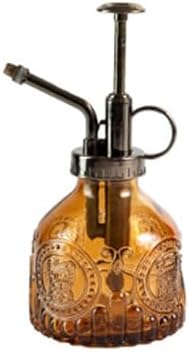 Spray Bottle for Plants, Plant Mister Spray Bottle, Glass Plant Mister Spray Bottle, Embossed Vintage Glass Watering Can, Succulent Watering Bottle with Top Pump for Outdoor (W) by Unknown