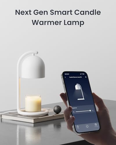 SwitchBot Smart Candle Warmer Lamp with Timer & Voice Control — Dimmable Flameless Candle Wax Melter, Matter-Enabled for Apple Home & Alexa, Perfect Christmas & Birthday Gift for Women, Home Decor - Image 2