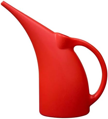 KP KOOL PRODUCTS Watering Can 1/2 Gallon - Small Watering Can for Indoor & Outdoor Plants - Red Plant Waterer - Plastic Water Can for Garden - 1 Pack by KOOLPRODUCTS