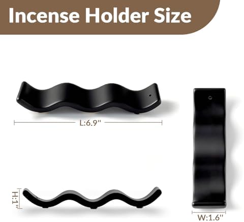 Home Ceramic Incense Holder with ash Catcher with 1 Hole (3mm)-Table Decor - Image 3