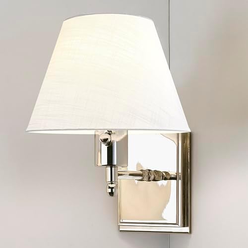 GO&SO Small Mini Linen Lamp Shades Set of 2,5"×9"×6.4" White Bell Shade - Image 2