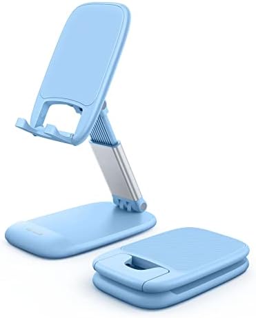 Lamicall Easter Basket Stuffers for Teens Girls Boys Cell Phone Stand, Blue Cell Phone Holder for 4-8'' Smartphone, Desk Accessories & Workspace Organizers, Telephone Stands by Lamicall