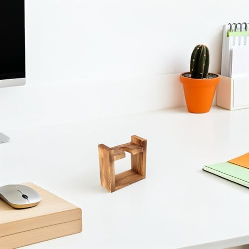 Heart Wooden Hydroponic Vase Stand for Desktop Living Room Decor - Image 6