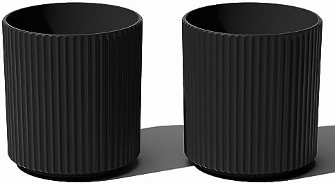 Veradek Demi Series Planter - Large Round Outdoor Planter by VeradekOutdoor