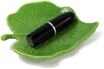 Jewelry Dish Tray, Decorative Ceramic Trinket Dish, Modern Accent Tray for Vanity ，Key Bowl ，Desktop Decoration, Gifts for Mother Girlfriend Daughter,Mother's Day Gift-Green C - Image 3