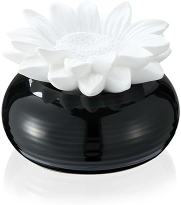 Honeydak 1 Pcs Ceramic Essential Oil Diffuser, Non Electric,Daisy Flowers by Honeydak