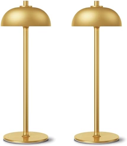 2 Pack Cordless Table Lamp Rechargeable, 5000mAh Battery Table Light by JONEMO