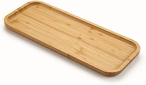 Bamboo Vanity Tray, Bathroom Counter Tray, Toilet Tank Tray, Bathroom Tray for Organizing and Home Decor, 14.2 x 6 x 0.8 inch by XIMISISE
