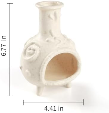 JOYWING Palo Santo Holder Handmade Ceramic Incense Burner for Sage Bundles and Incense Cones Meditation Accessories for Mindfulness Yoga Home Decor Spiritual Gifts(Child Clay) - Image 2