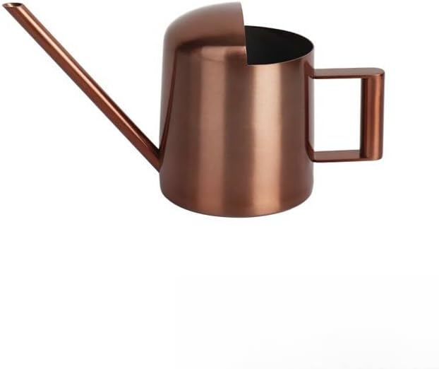 Mini Watering Can Stainless Steel Long Spout 10oz/300ml Small Watering Can for Indoor Desk Plants Outdoor Flowers Succulents Garden Watering Pot Gardening Tool（Copper） - Image 7