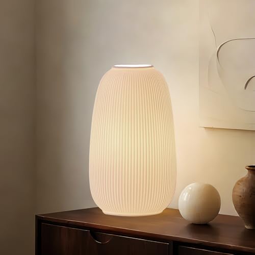 9.5" Decorative Ceramic Table Lamp Living Room,Bedroom,Corded,Bulb Included by Unknown