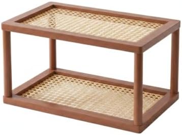 Natural Bamboo Desktop Organizer Rack - Vertical File & Mail Holder for Office Desk, Kitchen Counter, or Entryway Table by Unknown