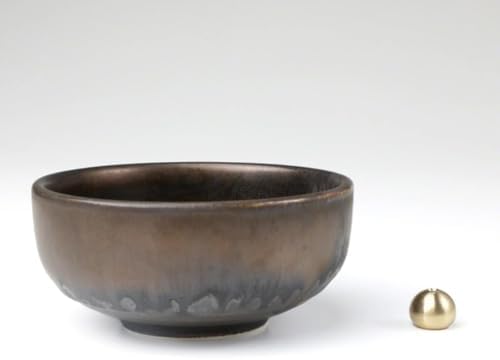 Asayu Japan Zen Incense Holder, 3.9in (100mm) Ceramic Incense Bowl - Image 3