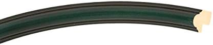 OVALCREST Oval Beveled Wall Mirror for Home Decor - Saratoga Style - Hunter Green - 20x26 Outside Dimensions