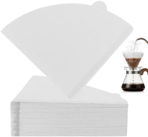 Clinuse 200Pcs Cone Coffee Filters #2, White Size 02 Coffee Filter by Clinuse