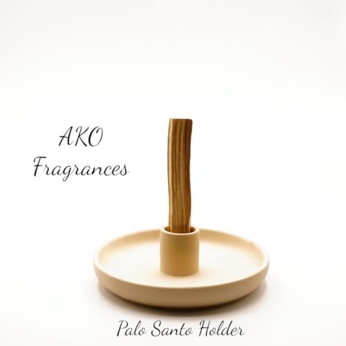 4 in 1 Incense Burner Holder - Multi-Purpose Ceramic Incense Stick Holder, Palo Santo Holder for Clean Burning, Sage Meditation Burner Set, Candle Holder for Aromatherapy (Matte Beige) - Image 5