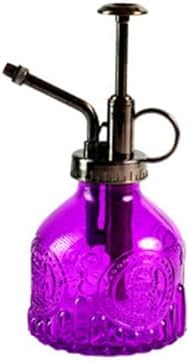 Spray Bottle for Plants, Plant Mister Spray Bottle, Glass Plant Mister Spray Bottle, Embossed Vintage Glass Watering Can, Succulent Watering Bottle with Top Pump for Outdoor (U) by Unknown