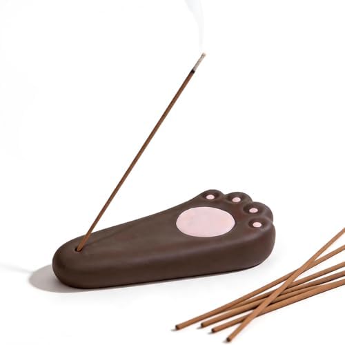 Japanese Incense Holder Ceramic Burner for Pine & Frankincense Sticks by MOUGIGI