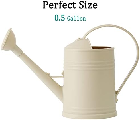 Watering Can for Indoor Plants, Flower Watering Can, Plastic Water Can for Plants with Sprinkler Head 68 oz, 1/2 Gallons - Image 3