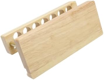 Crapyt Wooden Pen Display Stand with 15 Slots and Cell Phone Stand - Image 4