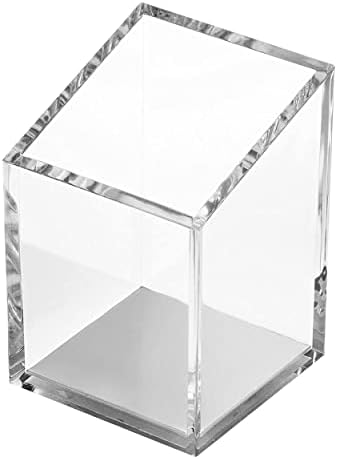 OfficeGoods Acrylic Pen and Pencil Holder, Silver by OfficeGoods