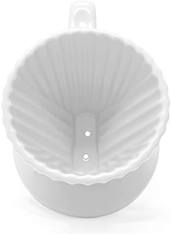 Chantal "Lotus ceramic pour over coffee dripper, 8 ounces (White) - Image 3