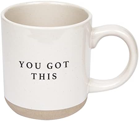 Sweet Water Decor You Got This Mug - 14oz Stoneware Mug Dishwasher and Microwave Safe - Positive Affirmation Gifts for Women, Inspirational Mug by SweetWaterDecor