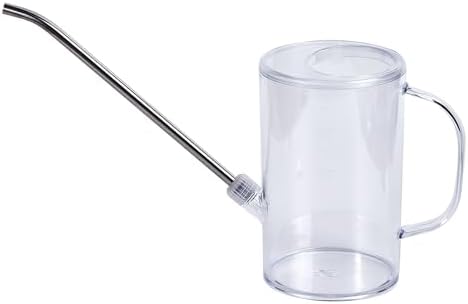 Plastic Watering Can - Small with Long Spout - 1/4 Gallon - 32 Oz - White by Unknown