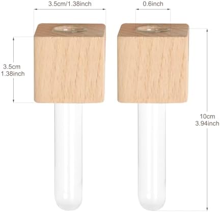 Magnetic Test Tube Flower Vases for Refrigerator, Set of 2 - Image 3