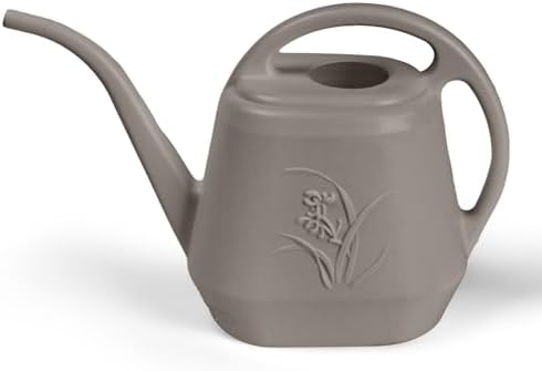 Plastic Watering Can - for Indoor and Outdoor Plant - 1/2 Gallon - Coffee Color by Unknown