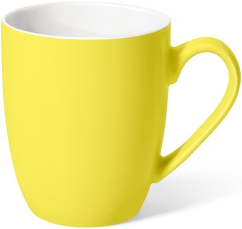 Urbanstrive 16 oz Large Coffee Mug with Handle Tea Cup Novelty Coffee Cup Idea Gift for Men Women Office Work (Yellow) by haveyourcakeandcoffeetoo
