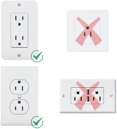 WALI Outlet Shelf Wall Holder, Fit for Duplex GFCI Decorative Outlet Shell A Space Saving for Smart Home, Speaker Mounts up to 20lbs with Cable Management (OSH002-W), White - Image 6