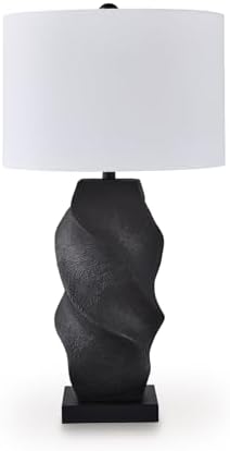 Signature Design by Ashley Table Lamp, Tall Modern Black for Living Room by Unknown