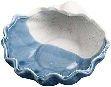 Ceramic Jewelry Dish Trinket Tray Ocean Style Ring Dish Earrings Candy Storage Holder Table Decoration Supplies by Linfye