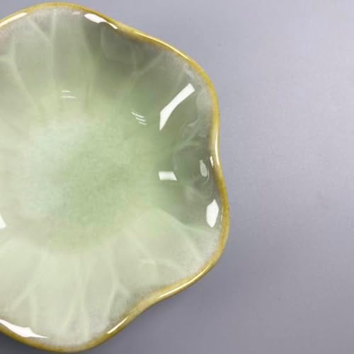 Jewelry Dish Tray - Ceramic Trinket Tray for Rings, Keys, Earrings | Decorative Key Bowl for Women, Gift for Friends, Sisters, Daughter, Mother, Lotus leaf shap, Jewelry Trays (Light Green) - Image 5
