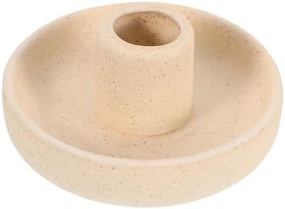 Ceramic Incense Burner Candle Holder with Sturdy Base for Home by cabilock