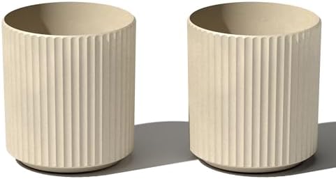 Veradek Demi Series Planter - Large Round Outdoor Planter by VeradekOutdoor