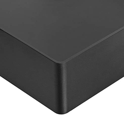 Amazon Basics Rectangular Plastic Desk Organizer, letter size Tray, 2-Pack, 9.7 x 2.2 x 13 inches, Black - Image 3