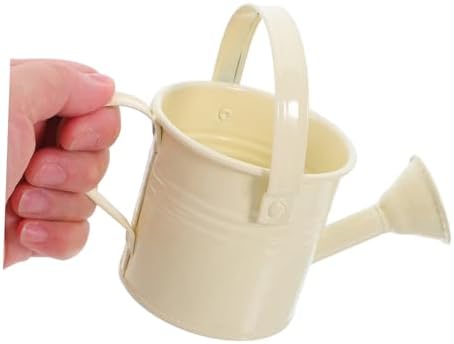 Sosoport Cute Watering Can for Indoor Plants Mini Indoor Flower Pot with Handle Small Watering Can Set Perfect for Home Decor - Image 4