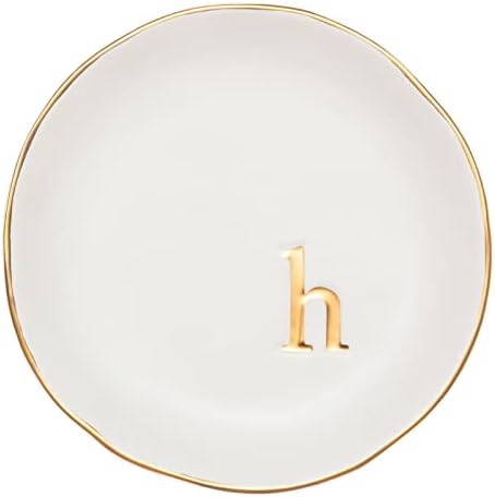 COLLECTIVE HOME Ceramic Jewelry Tray, Trinket Dish, Gifts for Women (H) by COLLECTIVEHOME