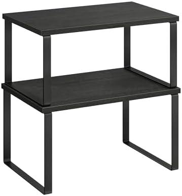 SONGMICS Cabinet Organizer Shelf, Set of 2 Spice Rack, Kitchen Storage by SONGMICSbySONGMICSHOME