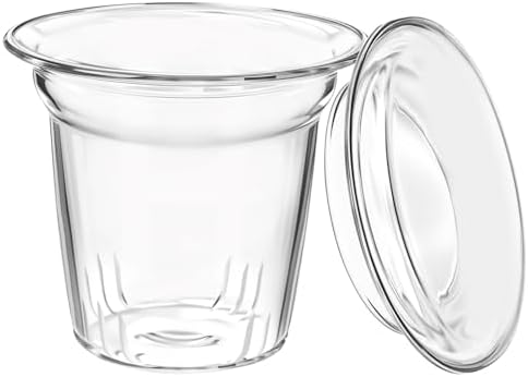 Glass Tea Infuser with Lid for Teabloom, Tea Strainers for Loose Tealeaves by Unknown